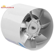 4 Inch Inline Duct Fan Air Ventilator Metal Pipe Ventilation Exhaust Fan Mini Extractor Bathroom Toilet Wall Fan