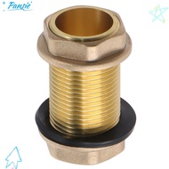 PANSIE Tube Adaptor, G1/2 G3/4 G1 Male Brass Bulkhead Fitting, Water Tank Adapter Hose Fitting Water