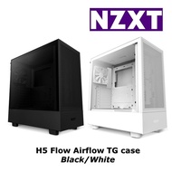 Case NZXT H5 Flow Black/White ATX Tempered Glass Elite H5 PC Gaming