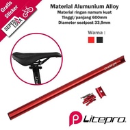 Seli Litepro A61 33.9 X 600 Alloy Folding Bike Seatpost Original and Trusted