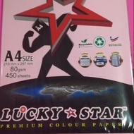 A4 color paper cs170 pink color random brand