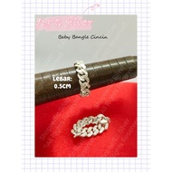 Silver 925 Cincin Bangle Budak / Kids Bracelet Ring