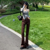 Daduhey Women's All-Match Slim Flare High Waist Bootcut Jeans - 7 Colours