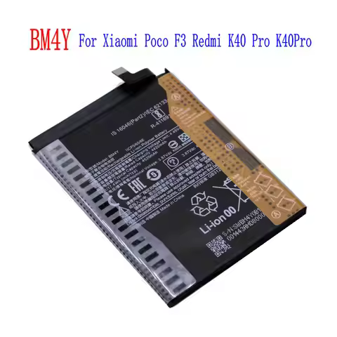 1x 4520mAh 17.4Wh BM4Y Replacement Battery For Xiaomi Poco F3 Redmi K40 Pro K40Pro Mobile Phone Batt