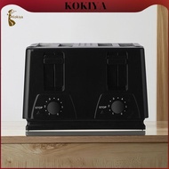 [kokiya] 4 Slices Counter Toaster Sandwich Maker Household Convenient Wide Slots Breakfast Machine A