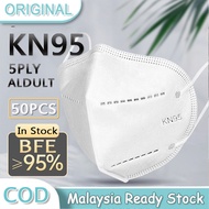 50pcs Kn95 Face Mask Medical 5Ply Malaysia Reusable Washable Kn95 Face Mask Medical Medical Grade Ce