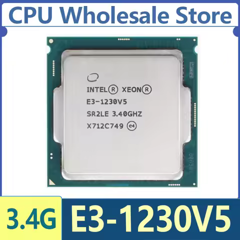 Intel Xeon E3-1230V5 E3 1230V5 E3 1230 V5 3.4GHz Quad-Core Eight-Thread CPU Processor 8M 80W LGA 115