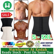 Men 4 Tulang Bengkung Korset Tummy Control Waist Slimming Belt Corset Slimming Girdle Bengkung Kurus