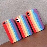 IP 6/6S/6+/6S+/7/8/SE(2020)/7+/8+ RAINBOW SILICONE CASING