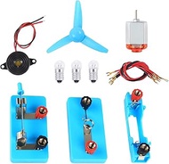 Burnur Snap Circuit Electric DC Motor Kit, Educational Montessori Learning Science Kits for Kids DIY