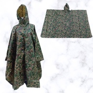 PONCO BAJU HUJAN DIGI TAL ADA KEPALA HOODIE FREE SIZE READY STOCK