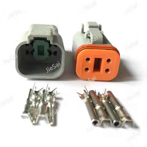 4 Pin DT04-4P AT04-4P DT06-4S AT06-4S Female Male Waterproof Automotive Connector Electrical Connect