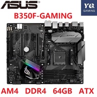 Asus B450เล่นเกม B350-F ร็อคสตริกซ์-F เมนบอร์ดเกม AMD B350 B450ซ็อกเก็ต AM4รองรับ3700x RYZEN ที่ใช้ในการขาย