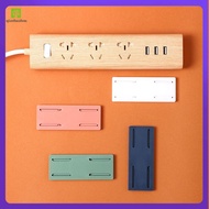 QIANHUAHOU Office Self Adhesive Hanger Wire Fixer Adhesive Hook Power Strip Socket Extension Panel Holder Cable Organizer Socket Holder