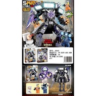 [473 Chi Tiết] Đồ Chơi Lắp Ráp Red Devil Monitor Speakerman Titan Cameraman Titan TVman SKIBIDI TOIL