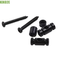 KIKO2E 2Pcs/set Guitar Roller String Trees Retainer, With Screws Metal Guitar String Pressing Button