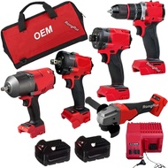 J6VE Best-selling hit Hot Sale OEM Cordless Power Tool Set 18V 5.0Ah Battery Impact Wrench Electric 