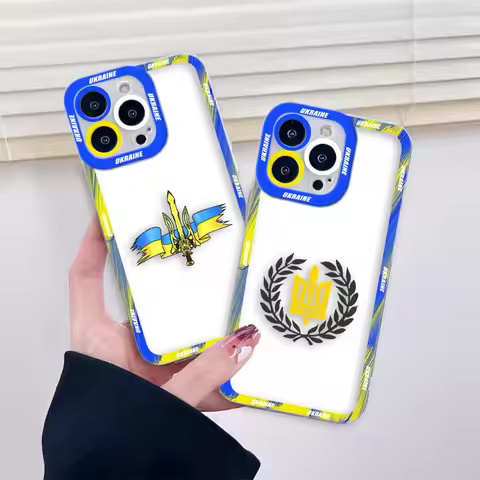 Flag Of U-Ukraine Cover Clear Phone Case For VIVO V20 V21 V23 V25 V27 V27E V29E Y15S Y16 Y17 Y19 Y20