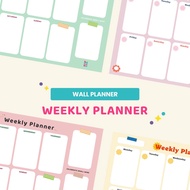 Weekly Planner Schedule Board - Wall Planner - Hariku Studio