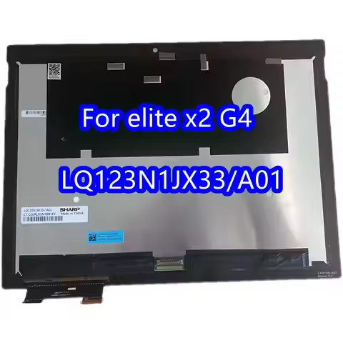 LQ123N1JX33-A01 12.3'' Laptop LCD LED Touch Screen Digitizer Assembly for HP elite X2 G4 No Frame P/