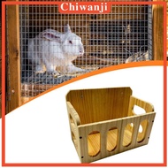 [Chiwanji] Wooden Rabbit Hay Feeder, Rabbit Hay Dispenser, Small Animal Hedgehog Hay Holder