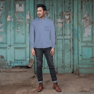 KEMEJA ANYWAY LONG SHIRT BLUE 329