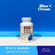N-A-C SUSTAIN N-Acetyl-L-Cysteine(600 mg-60 tablets) by Jarrow Formulas Glutathione Acetyl-Cysteine