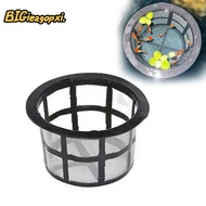BIGBIEAGOPXI Fish Fry Cage, Large Capacity Mesh Aquarium Filters,  Reusable Fish Fry Isolation Box F