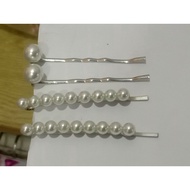 珍珠少女长款发夹珍珠款式少女之心珍珠发夹