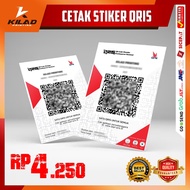 QRIS Barcode Bank Stickers, DANA, GOPAY, etc., Vinyl Stickers, Waterproof, and Customizable