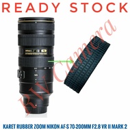 Nikon 70-200mm F2.8 ED VR II Mark 2 Zoom Nikkor 70-200 mm F2.8 VR Mark II Lens Zoom Rubber
