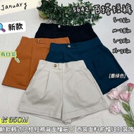 January 5642 西装面料百搭短裤