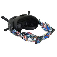 1PC Adjtable DJI FPV Goggles HeadStrap Graffiti Headband with Protective Pad for RC Drone FPV DJI Goggles Other Universa