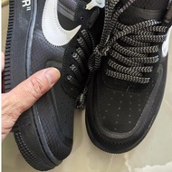 OFF-WHITE Retro-AF1 low top sneakers men shoes sports breathable unisex Black White