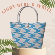 [Trends eMart] FREE TWILLY Finely Handwoven Malaysian Borneo SARAWAK Penan Handmade Tote Bag L / Bak