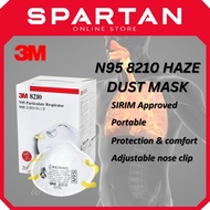 3M N95 Mask 8210 Particulate Respirator (20 Pcs/Box) | Original SIRIM & DOSH Certified Dust & Haze P