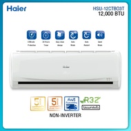 Haier ไฮเออร์ แอร์ เครื่องปรับอากาศ air conditioner 12,000 BTU รุ่น HSU-12CQRA03T (ไม่มีบริการติดตั้ง)