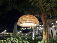 Đèn Lồng Mây Tre Đan Nấm D45 H23