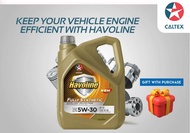 Caltex Havoline® Fully Synthetic SAE 5W-30(4L) with GIFT