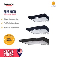 Rubine Slim Cooker Hood RSH-GENOA-90BL / RSH-GENOA-75BL / RSH-GENOA-60BL