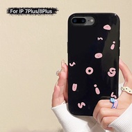 Raimondo Case Telepon Letter Permukaan Cerah Penutup Lengkap Soft Case Cocok Untuk IPhone 7Plus/8Plu