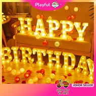 【PLAYFUL】A-Z Alphabet Letters 26 Words White LED Night Light Marquee Sign Alphabet Lamp