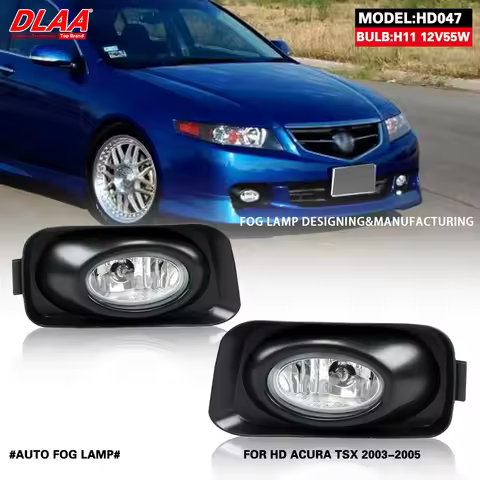 1Set Car Fog Light Driving Lamp With Wire Switch For HONDA ACCORD EURO CL7 CL9 2003-2008 For ACURA T