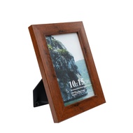 Optima Frames High Quality Natural Wood Grain Plastic Picture Frame with Stand Sizes 10x15, 13x18, 1