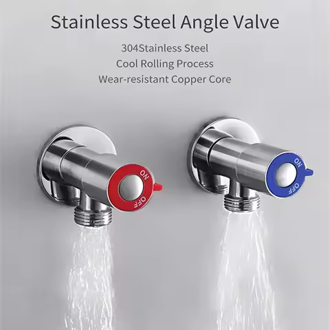 Triangle Valve Toilet Water Stop Valve Water Heater Valve Stainless Steel For Bathrooms Kitchen Balc
