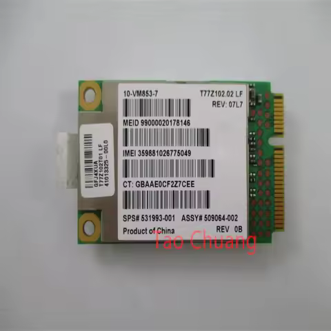 FOR HP EliteBook 8540P 8540W 8740P 8740W 531993-001 Qualcomm Gobi2000 UN2420 3G WiFi Card