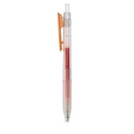 Muji PC Cushion gel Pen - 0.5mm - Orange (Orange)