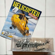 Exclusive Diecast Model SEA KING Helicopter Collection & Magazine
