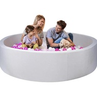 Foam Ball Pit for Kid, Kids Soft Ball Pit GREY