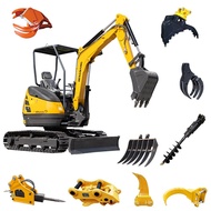 HENGWANG ❤ HW35W ❤ 3.5 Ton Digger Excavator Machine Small Digger New Free Shipping Mini Excavator